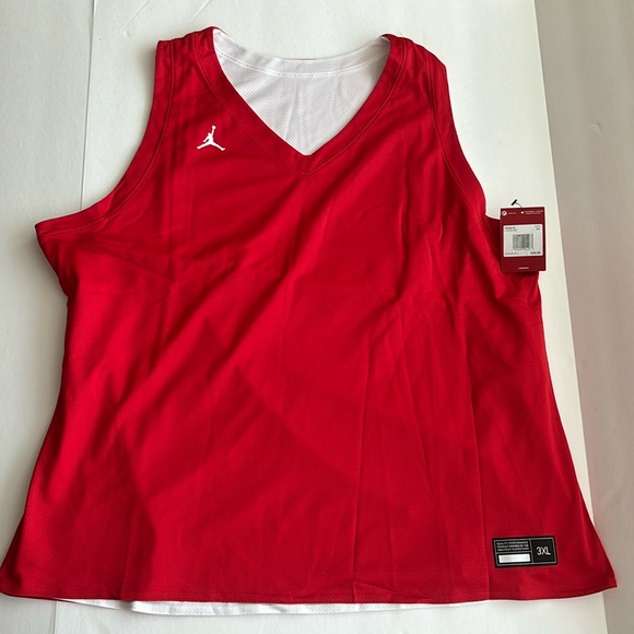 Nike Jordan Jumpman Women’s Sleeveless V Neck Reversible Women’s Jersey 3XL - Picture 1 of 6